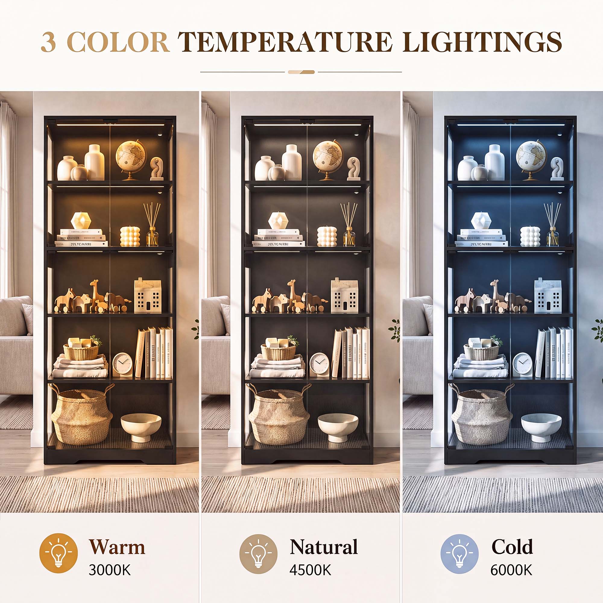TCGBKAF 5‑Tier Display Cabinet - Collectible Collection recension och pris