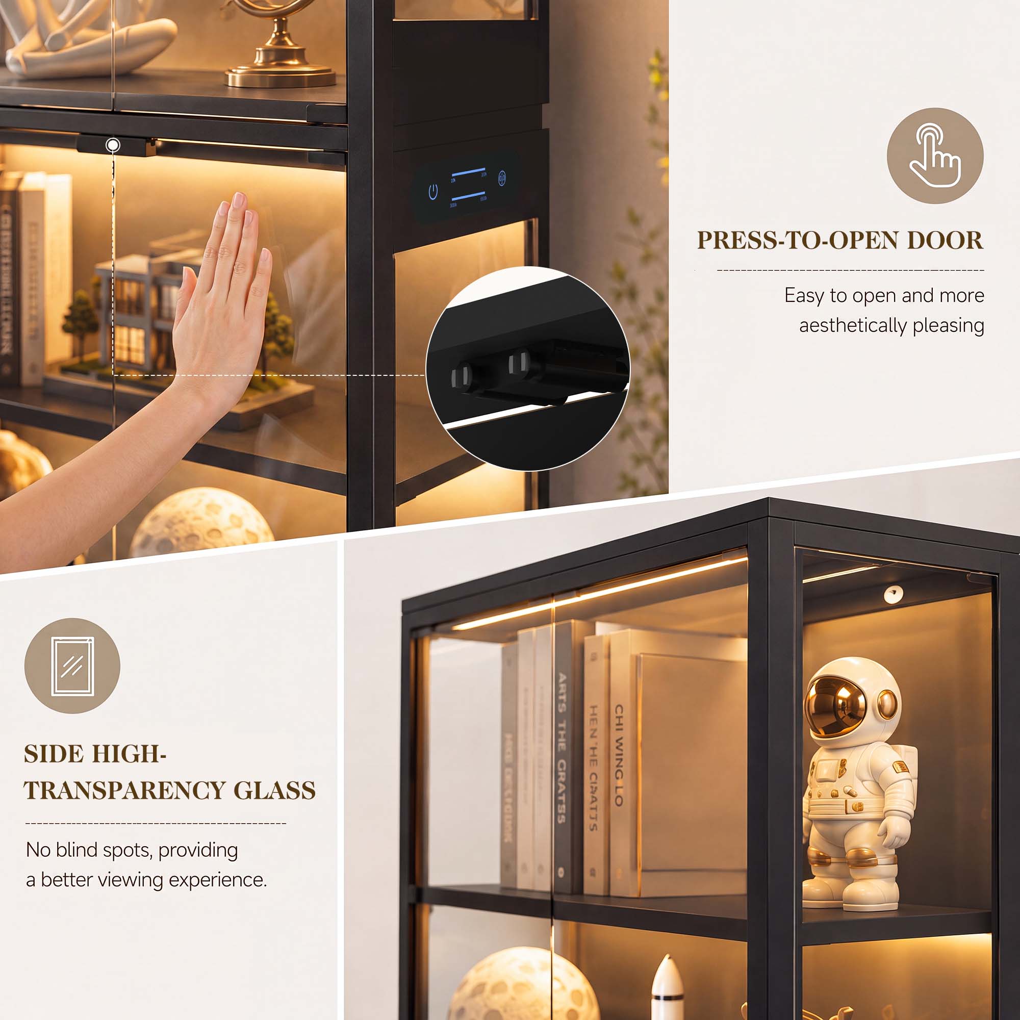TCGBKAF 5‑Tier Display Cabinet - Collectible Collection recension och pris