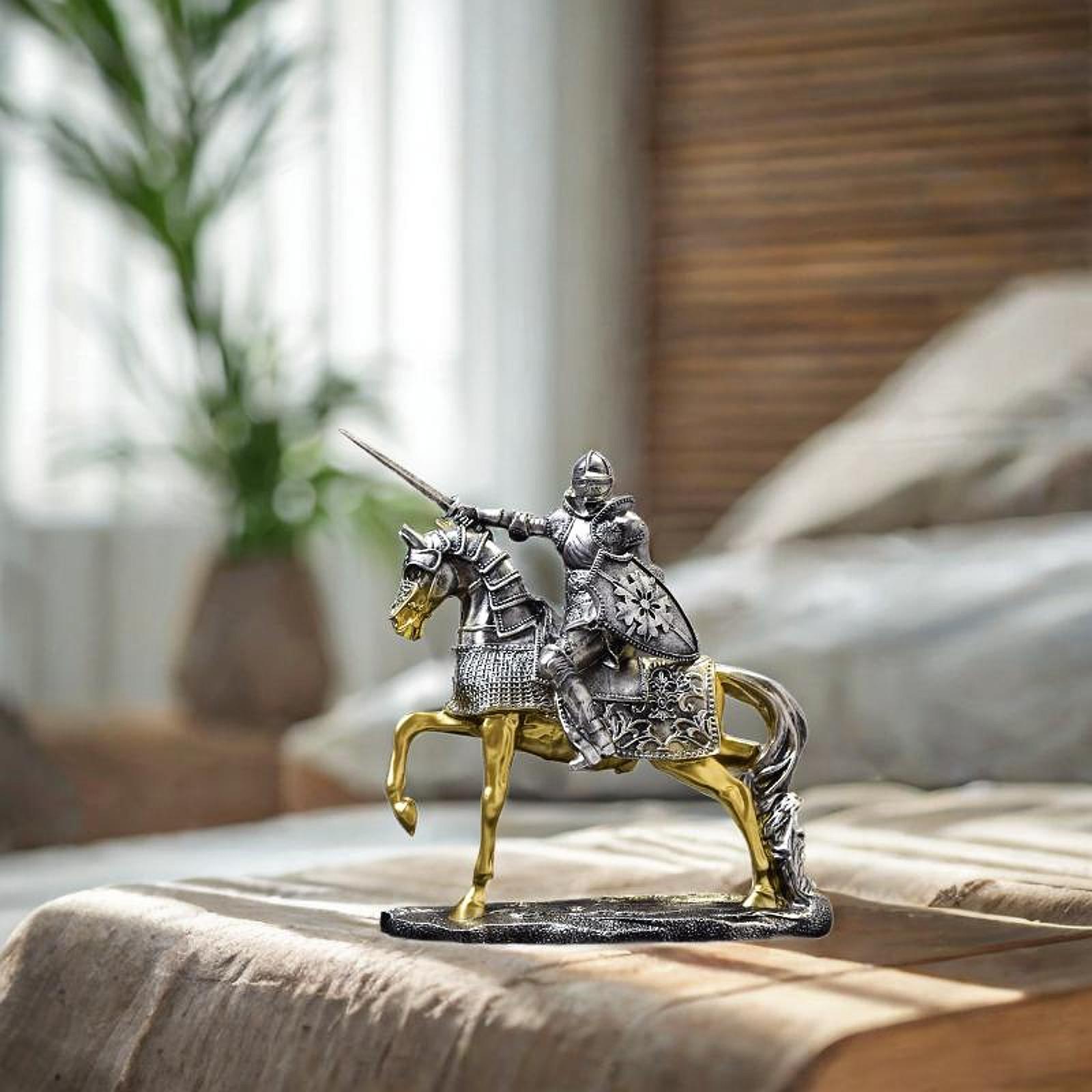 Knight Horse Statue Retro Vint - Vintage Collectible Ornaments recension och pris