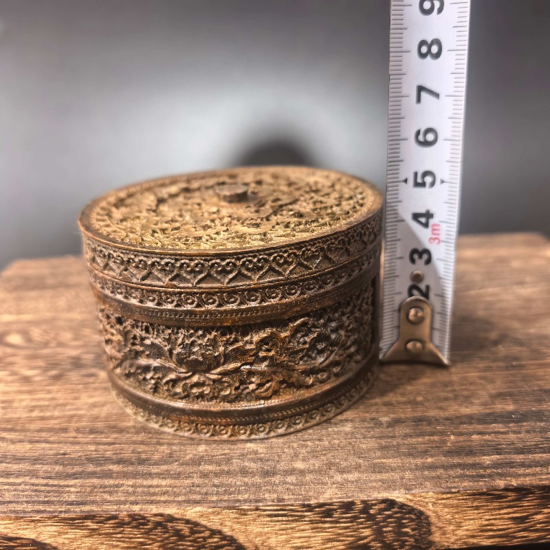 Chinese Retro Carved Metal Jew - Vintage Collectible Jewelry recension och pris