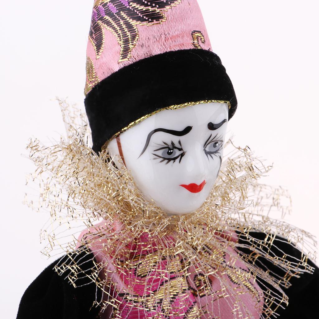 22cm Porcelain Clown Dolls Col - Vintage Collectible Clowns recension och pris