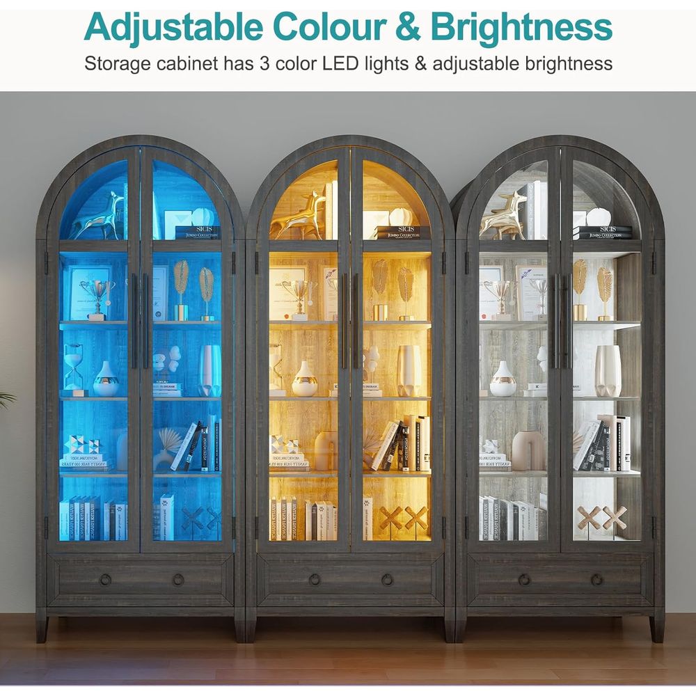 73 Arched Glass Display Cabine - Collectible Collection recension och pris