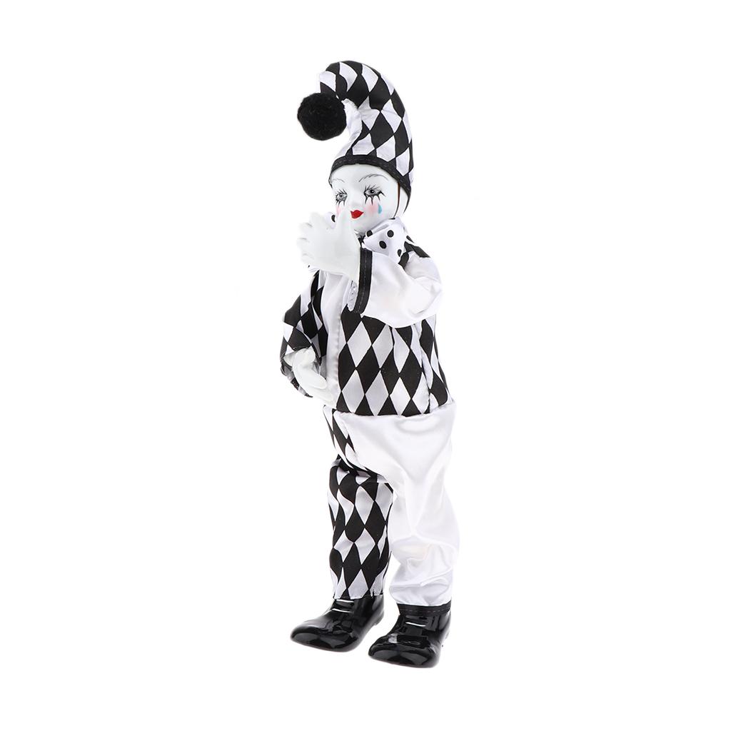 Funny Porcelain Clown Doll Vin - Vintage Collectible Clowns recension och pris