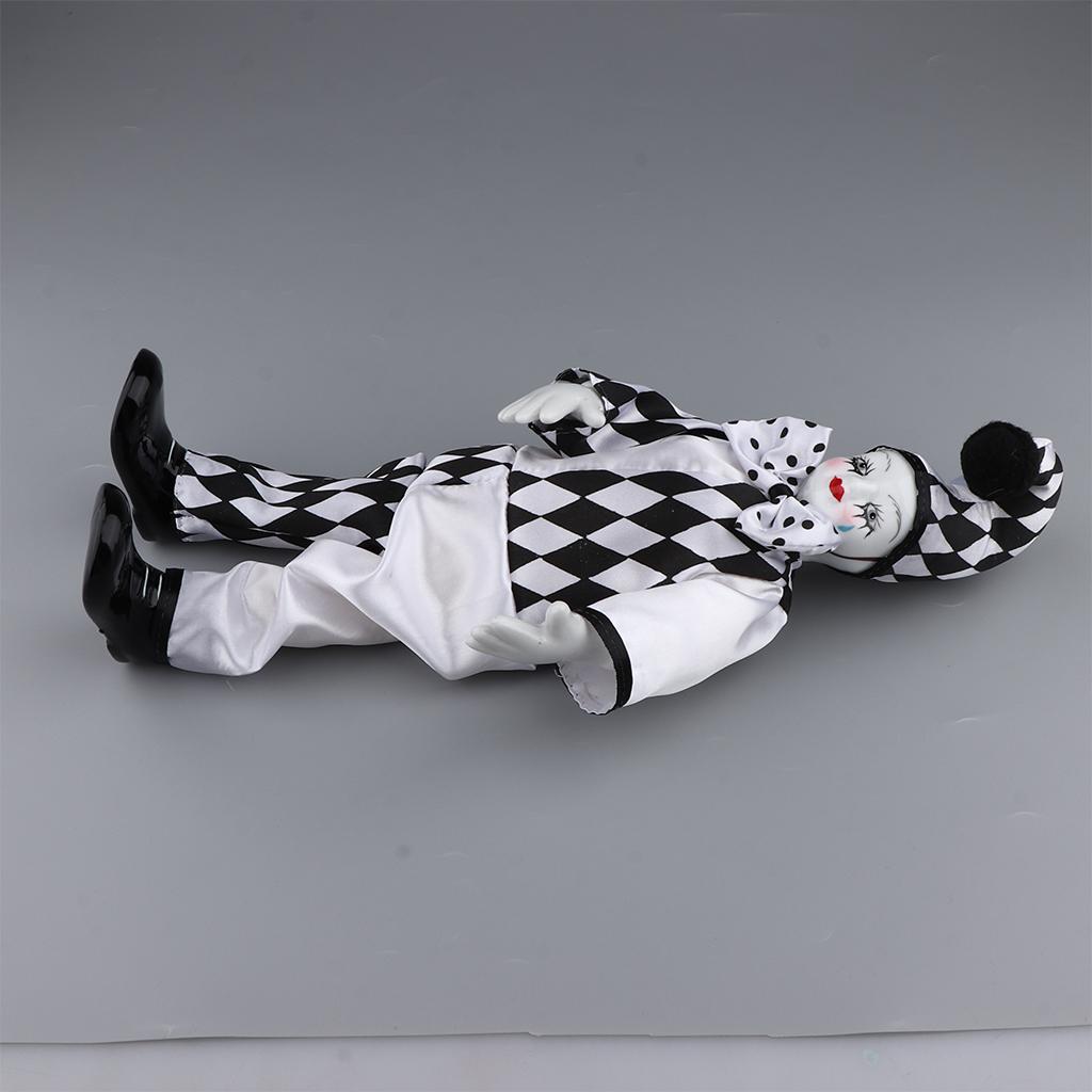 Funny Porcelain Clown Doll Vin - Vintage Collectible Clowns recension och pris