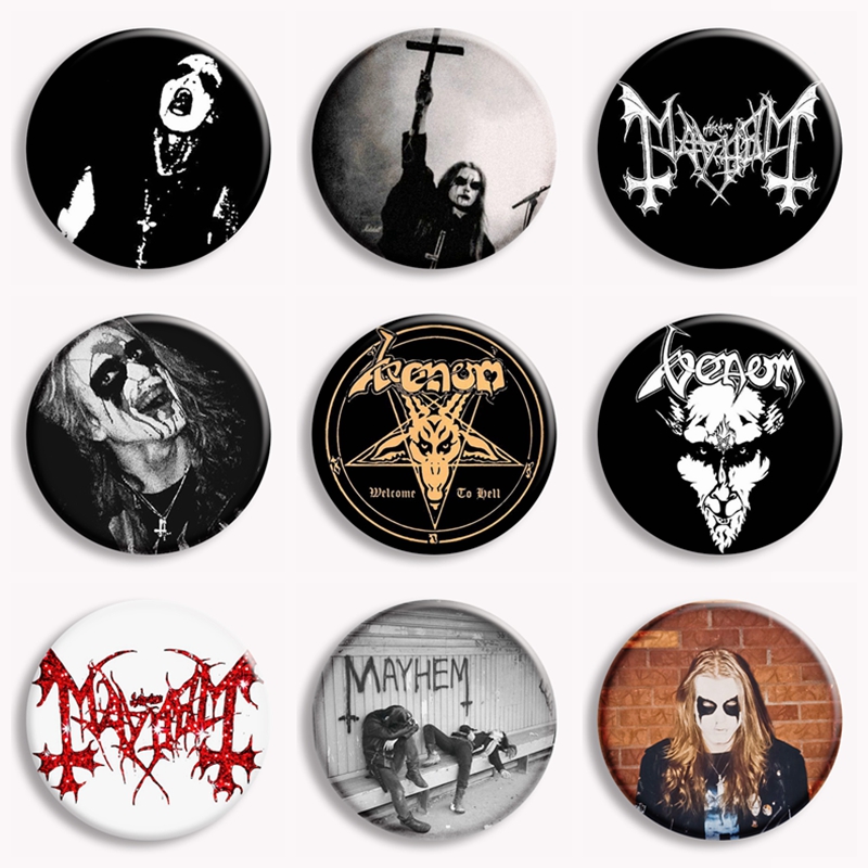 Rock Mayhem Band Soft Button P - Vintage Collectible Jewelry recension och pris