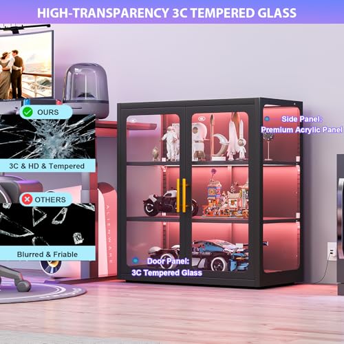 Display Cabinet with Glass Doo - Collectible Collection recension och pris
