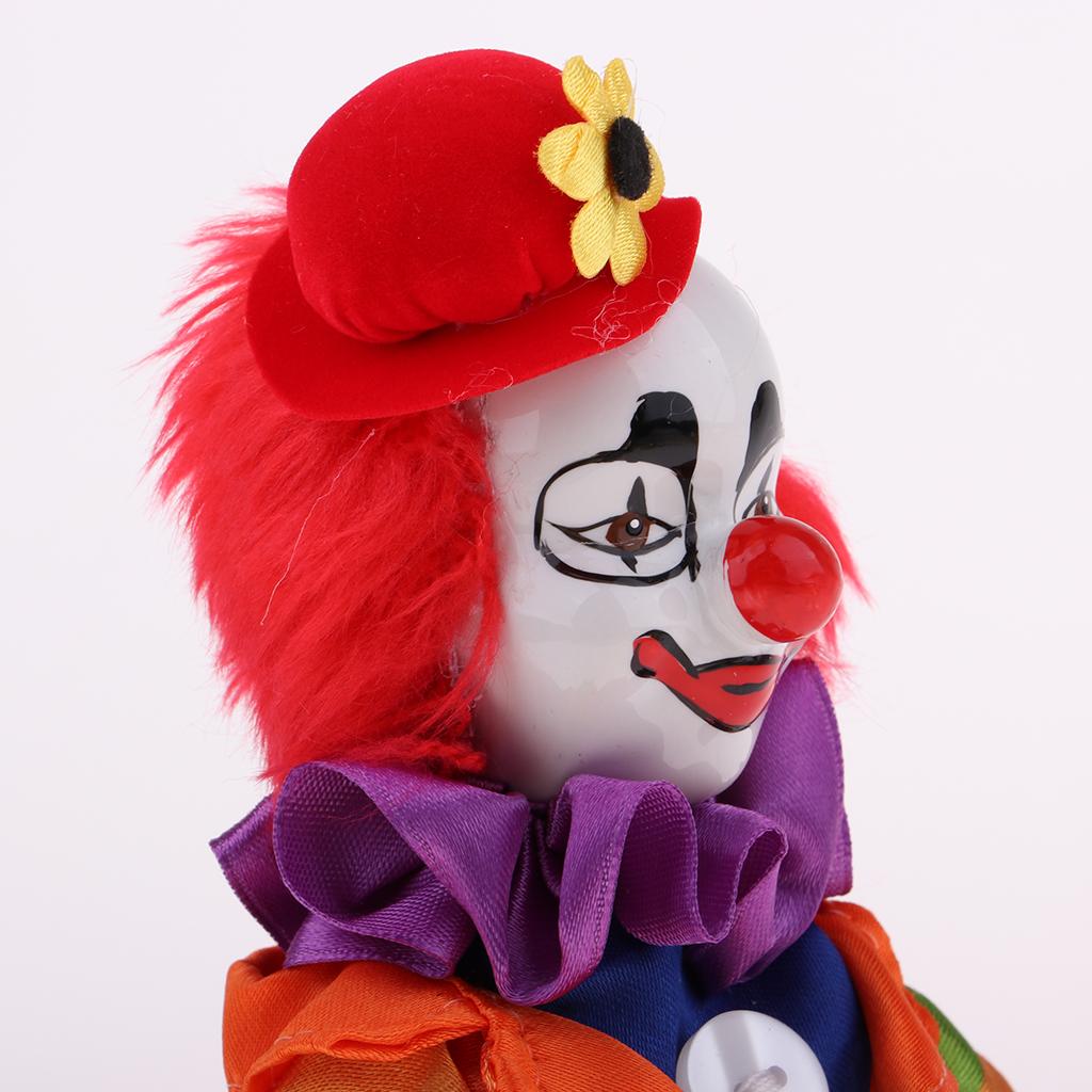 Mini Porcelain Clown Dolls 18c - Vintage Collectible Clowns recension och pris