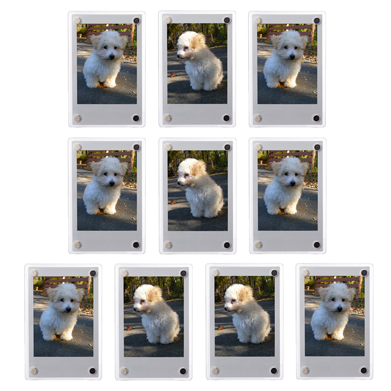 1-10 Pack 3 Inch Acrylic Fridg - Instant Film Pack recension och pris