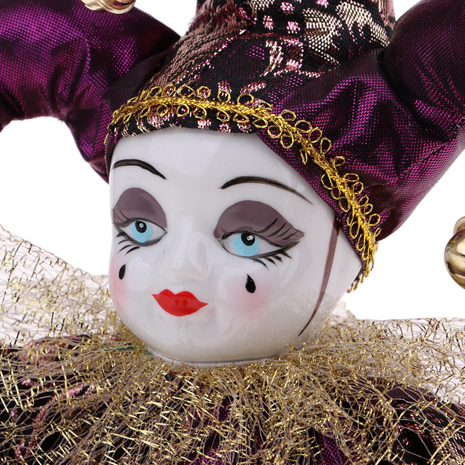 Italian Style Porcelain Dolls  - Vintage Collectible Clowns recension och pris