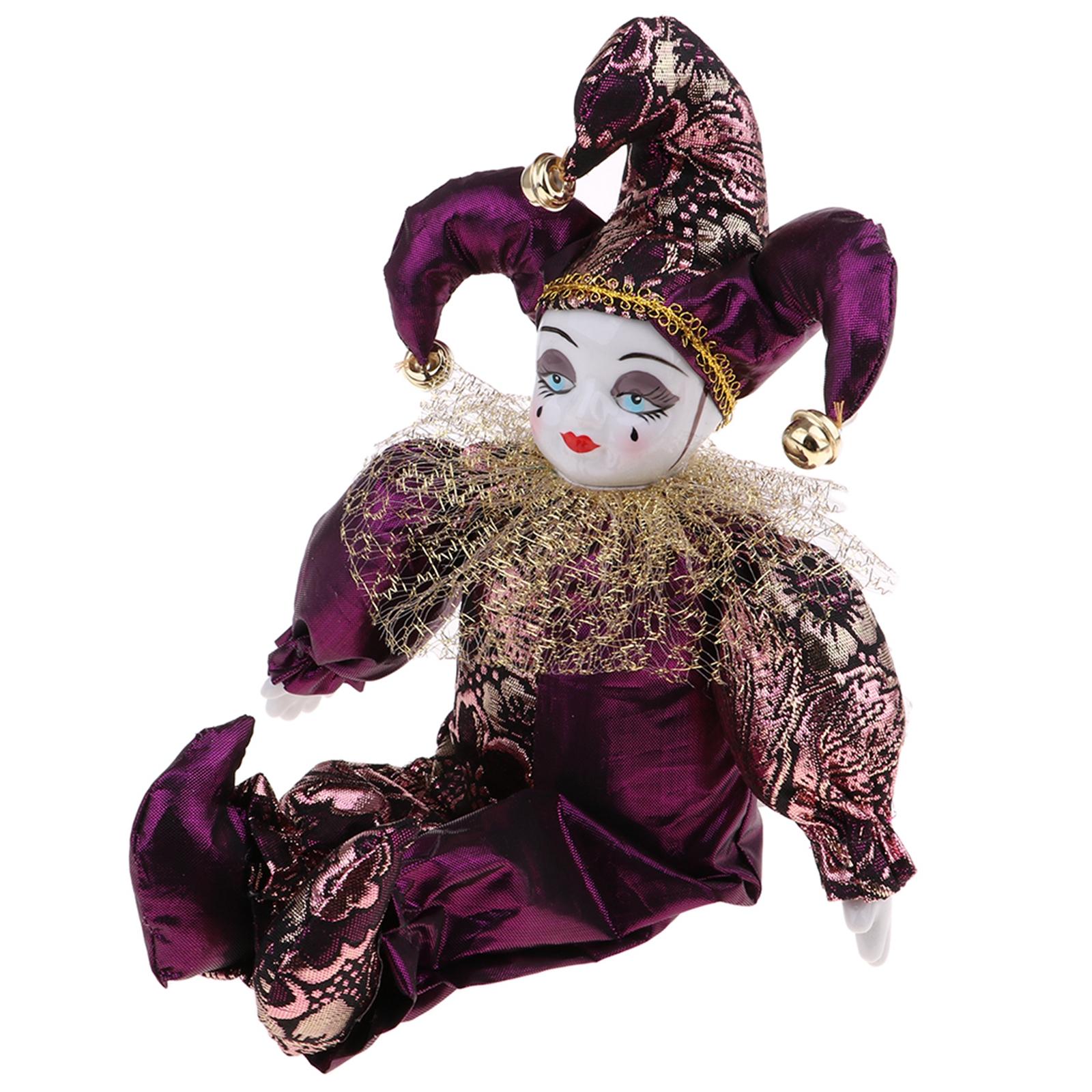 Italian Style Porcelain Dolls  - Vintage Collectible Clowns recension och pris