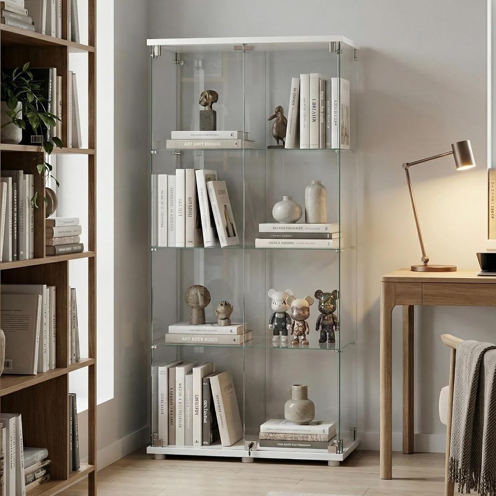 Tempered Glass Display Cabinet - Collectible Collection recension och pris