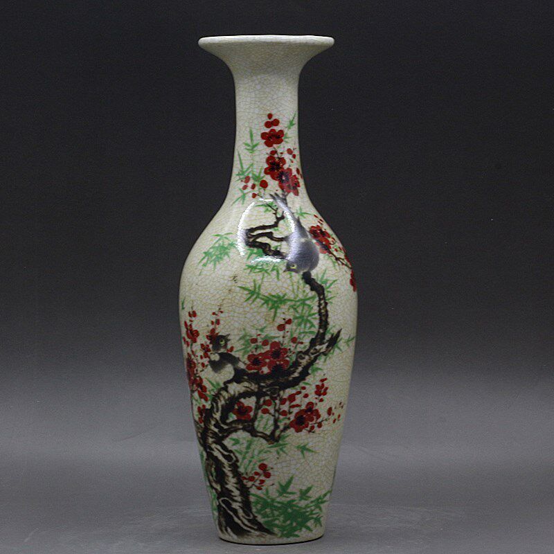 Jingdezhen Antique Ceramic Vas - Vintage Collectible Pottery recension och pris