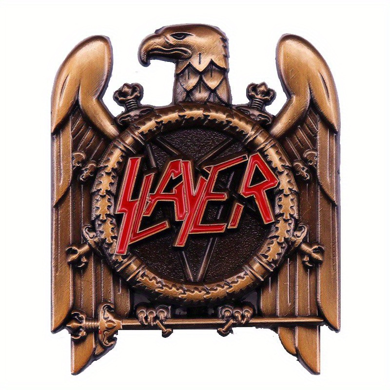 1pc Retro Heavy Metal Band Pop - Collectible Vintage Brooches recension och pris
