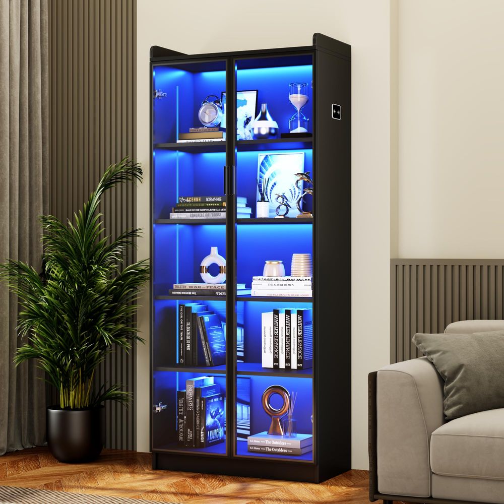 Display Cabinet with Adjustabl - Collectible Collection recension och pris