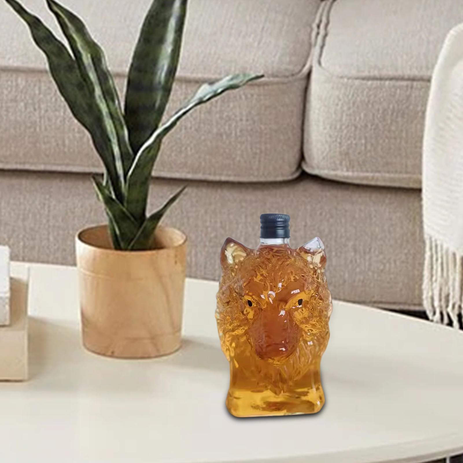 Whiskey Bottle Wolf Shape Wine - Collectible Vintage Wine recension och pris