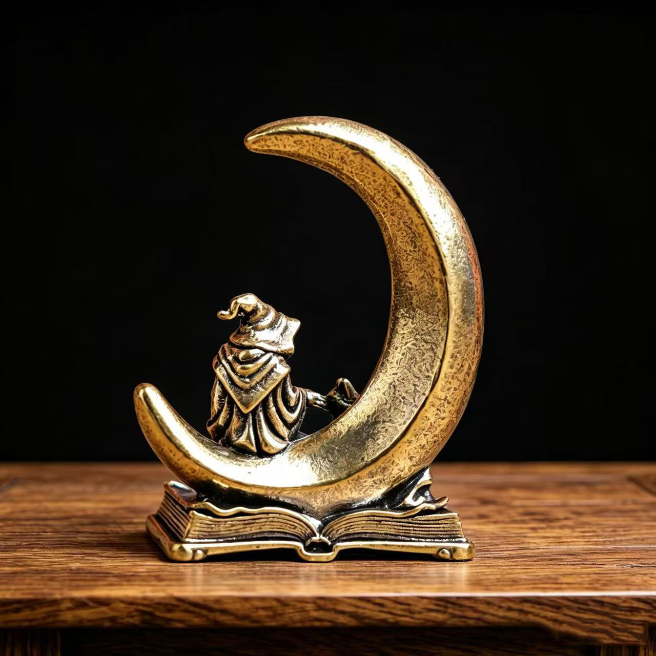 Brass Moon Witch Decoration St - Vintage Collectible Ornaments recension och pris