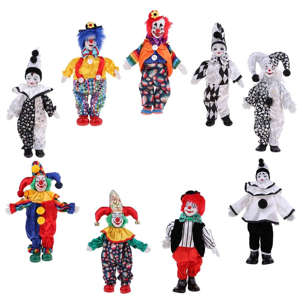 Handmade Porcelain Clown Dolls - Vintage Collectible Clowns recension och pris