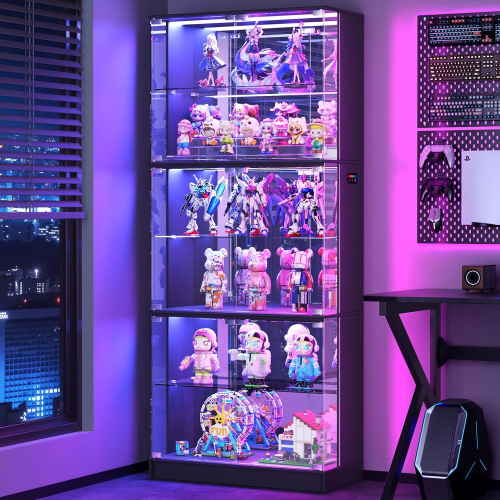 Display Cabinet with Glass Doo - Collectible Collection recension och pris