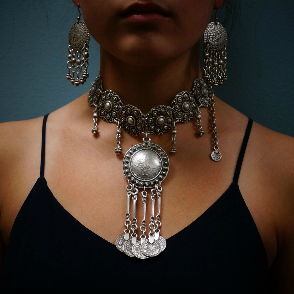 Ethnic Gypsy Vintage Metal Coi - Vintage Collectible Coins recension och pris