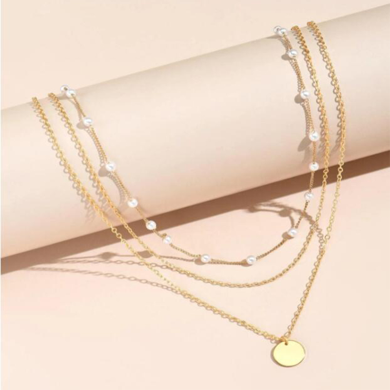 Vintage Necklace Gold Color Ch - Vintage Collectible Coins recension och pris