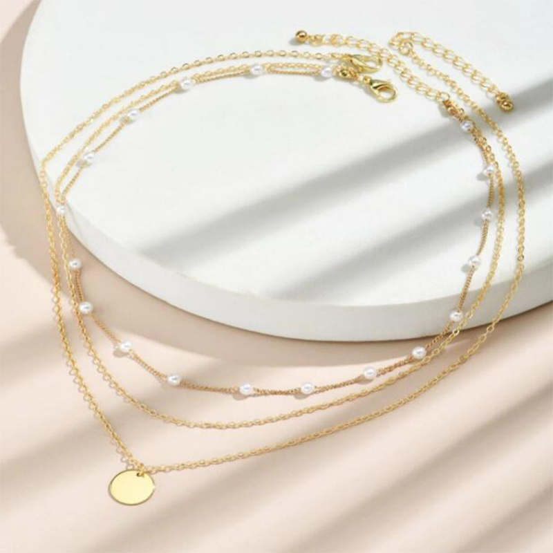 Vintage Necklace Gold Color Ch - Vintage Collectible Coins recension och pris
