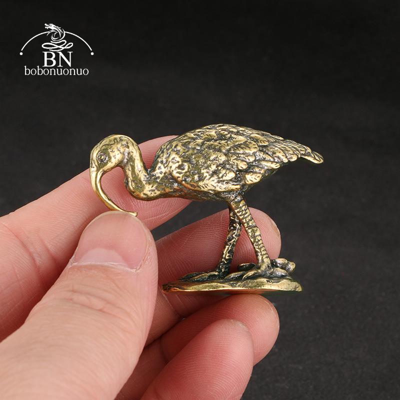 Brass Vintage Long-billed Cran - Vintage Collectible Ornaments recension och pris