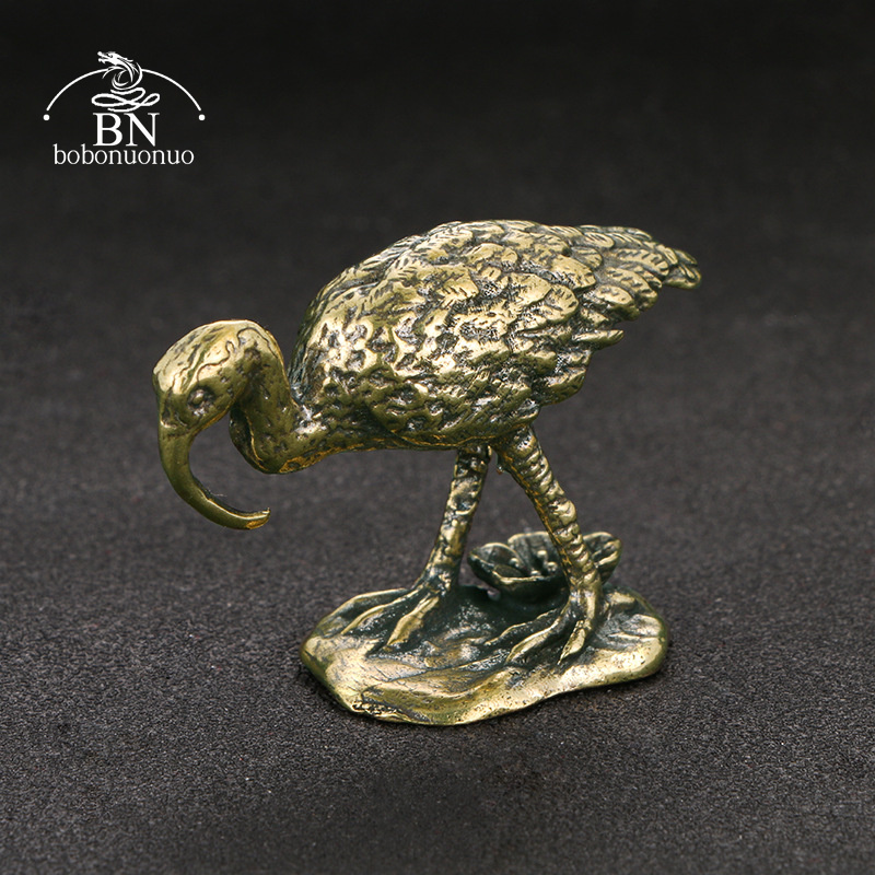 Brass Vintage Long-billed Cran - Vintage Collectible Ornaments recension och pris