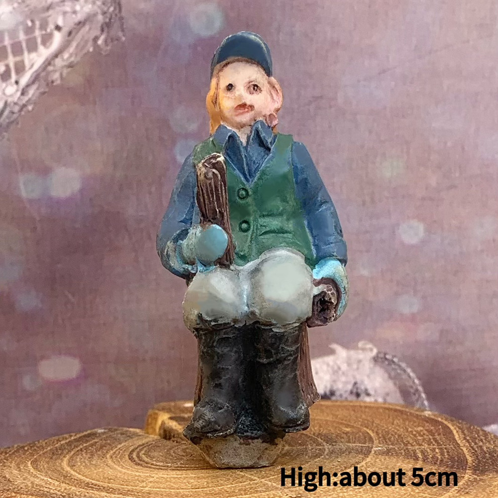 Vintage Victorian Winter Town  - Vintage Collectible Ornaments recension och pris