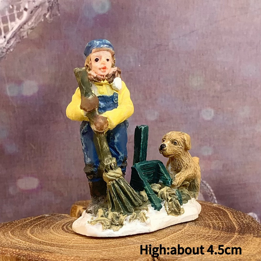 Vintage Victorian Winter Town  - Vintage Collectible Ornaments recension och pris