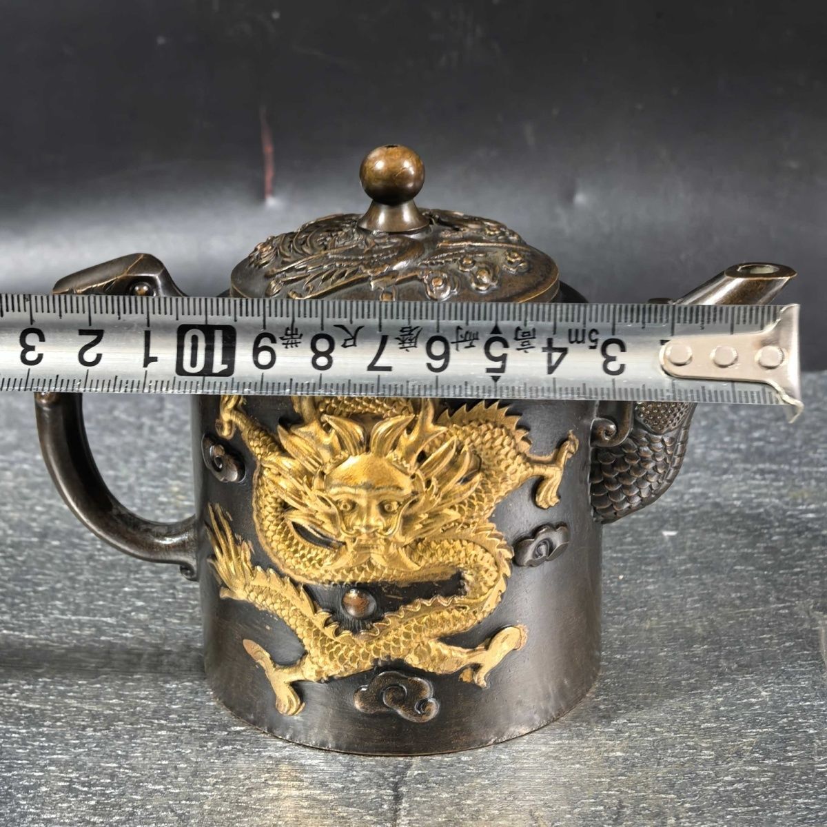 Vintage Gilt Brass Dragon & Ph - Collectible Vintage Wine recension och pris