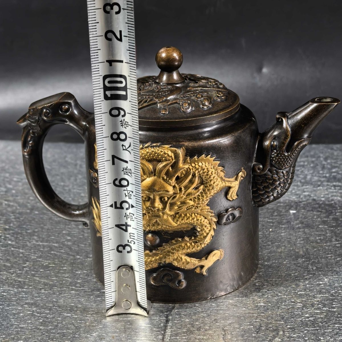 Vintage Gilt Brass Dragon & Ph - Collectible Vintage Wine recension och pris