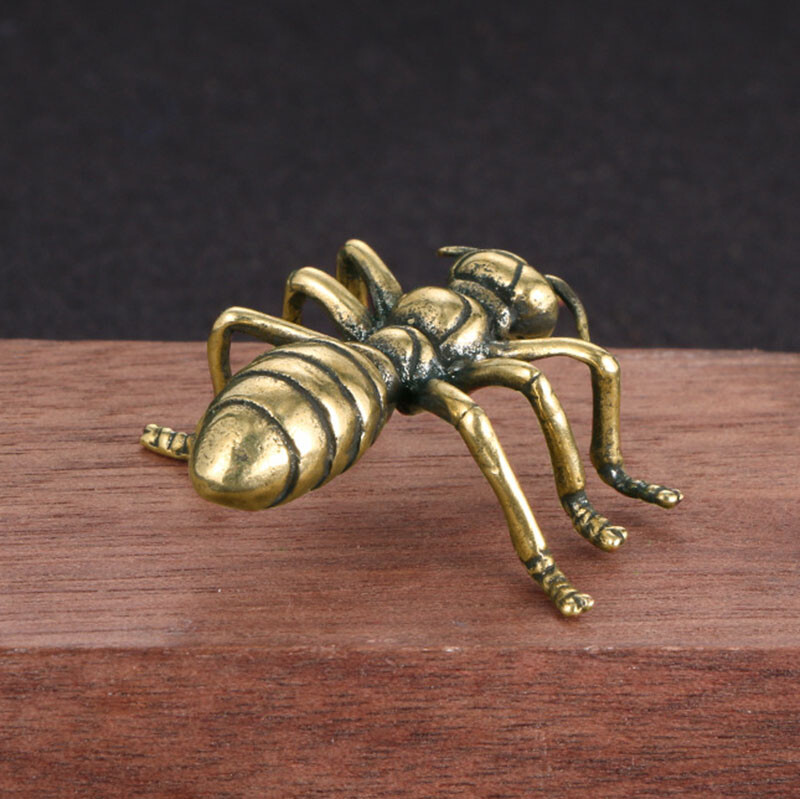 Vintage Solid Brass Ant Figuri - Vintage Collectible Ornaments recension och pris