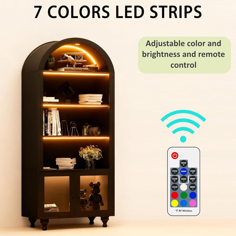 Wooden Arched Display Storage  - Collectible Collection recension och pris