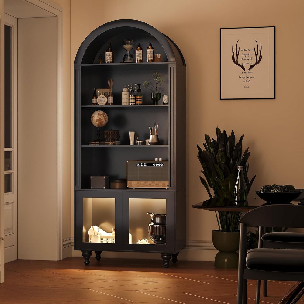 Wooden Arched Display Storage  - Collectible Collection recension och pris