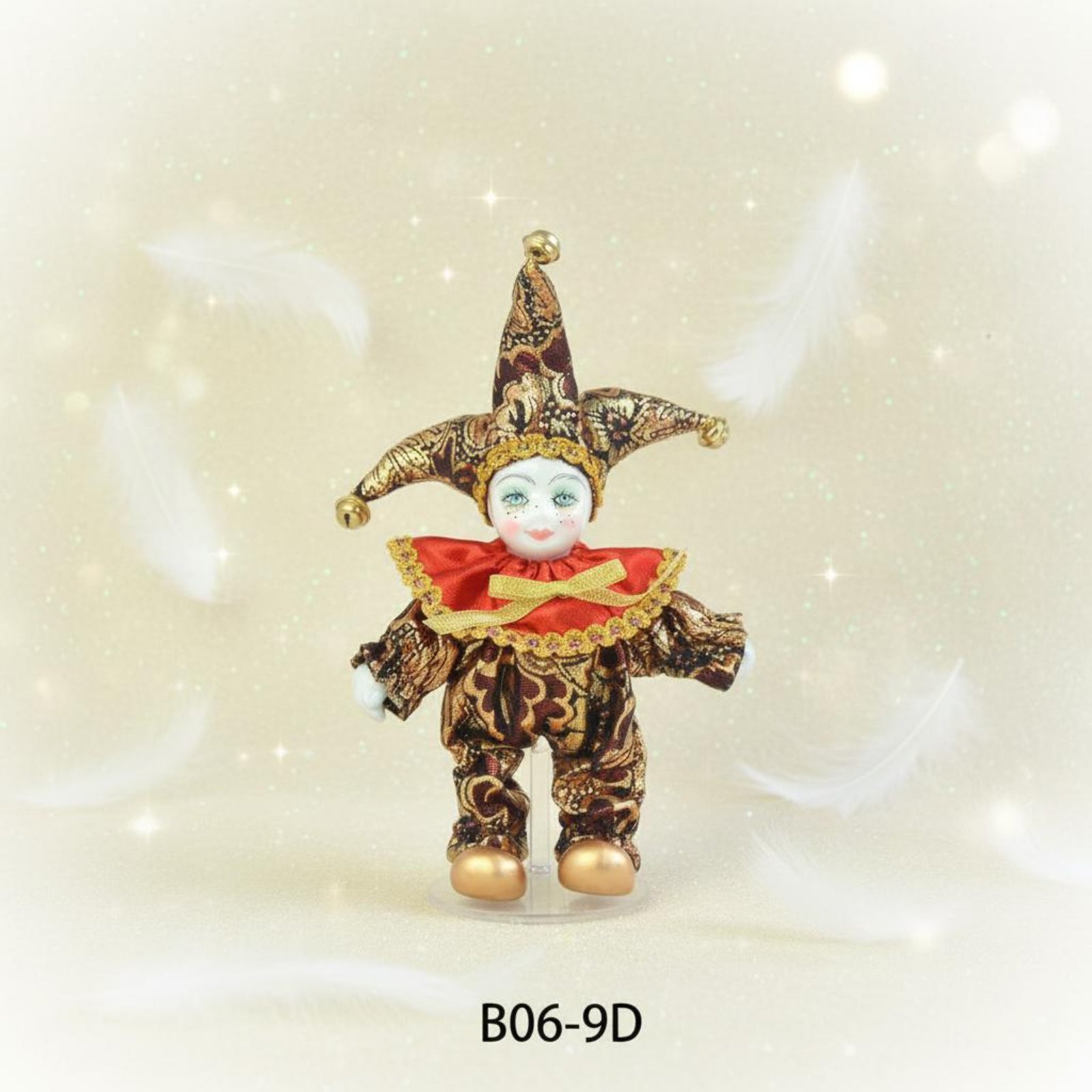 Italian Good Luck Doll Handmad - Vintage Collectible Clowns recension och pris