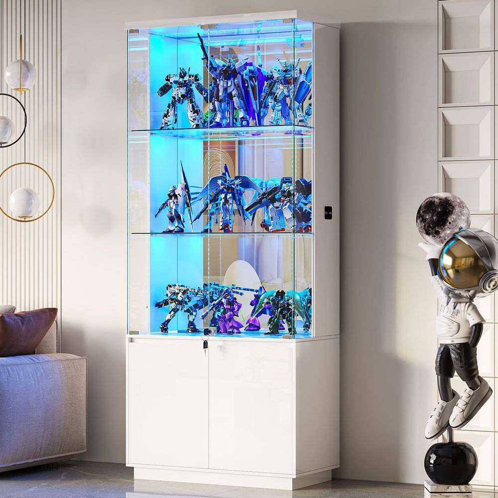 71 Tall Display Cabinet with G - Collectible Collection recension och pris
