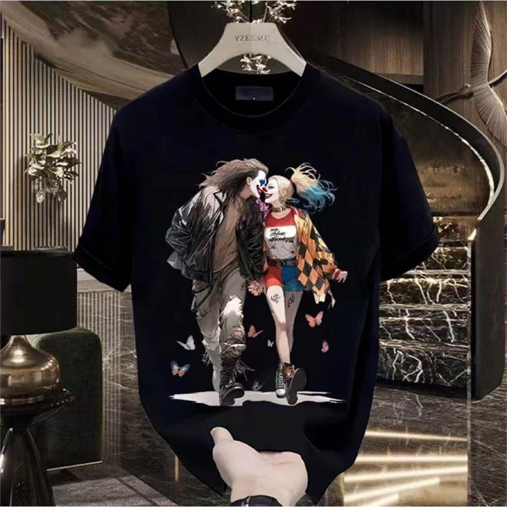 Men's Trendy Clown Print Cotto - Vintage Collectible Clowns recension och pris