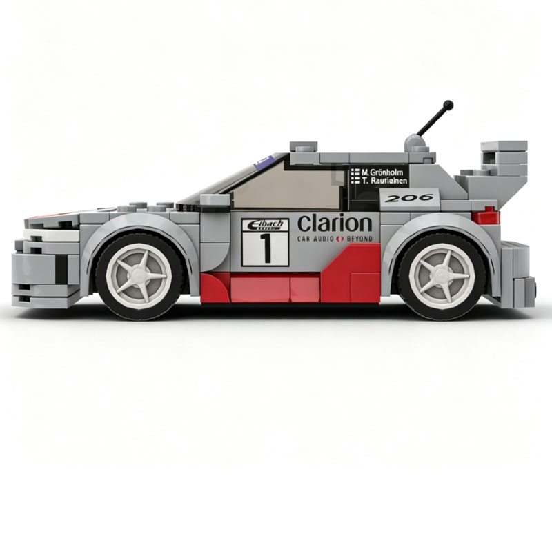 Vintage Rally Race Car Buildin - Vintage Collectible Ornaments recension och pris